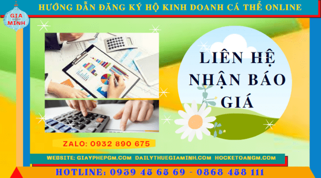 HƯỚNG DẪN ĐĂNG KÝ HỘ KINH DOANH CÁ THỂ ONLINE TẠI SƠN LA 5 Chi phí hướng dẫn đăng ký hộ kinh doanh cá thể online tại Sơn La
