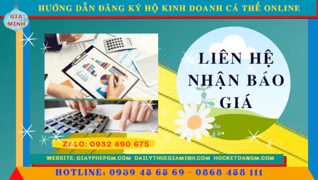 HƯỚNG DẪN ĐĂNG KÝ HỘ KINH DOANH CÁ THỂ ONLINE TẠI HƯNG YÊN 5 Chi phí hướng dẫn đăng ký hộ kinh doanh cá thể online tại Hưng Yên