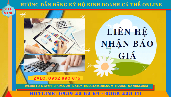 HƯỚNG DẪN ĐĂNG KÝ HỘ KINH DOANH CÁ THỂ ONLINE TẠI TP HƯNG YÊN 5 Chi phí Hướng dẫn đăng ký hộ kinh doanh cá thể online tại TP Hưng Yên