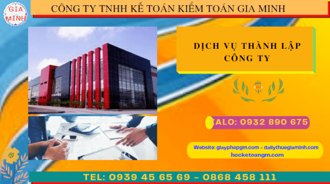 Dịch vụ thành lập công ty Quận Ninh Kiều chỉ 1.000.000 đồng