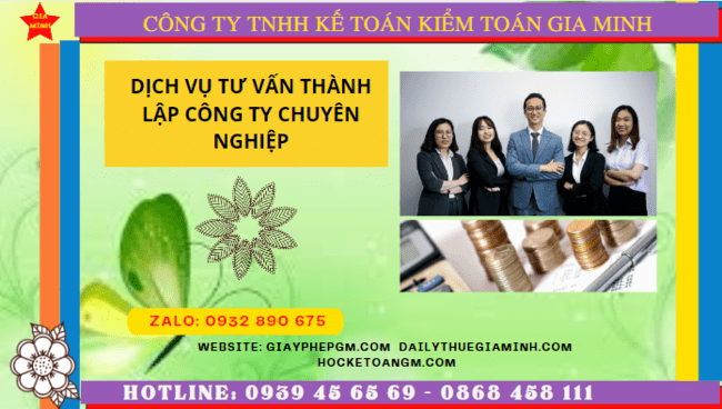 Thủ tục thành lập công ty tại TPHCM