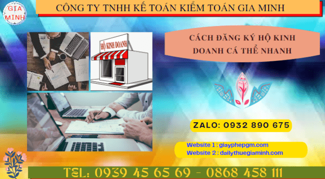 CÁCH ĐĂNG KÝ HỘ KINH DOANH CÁ THỂ NHANH TẠI TPHCM 6 Cách đăng ký hộ kinh doanh cá thể nhanh tại TPHCM