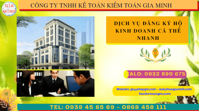 Dịch vụ đăng ký thành lập hộ kinh doanh trọn gói tại Bạc Liêu