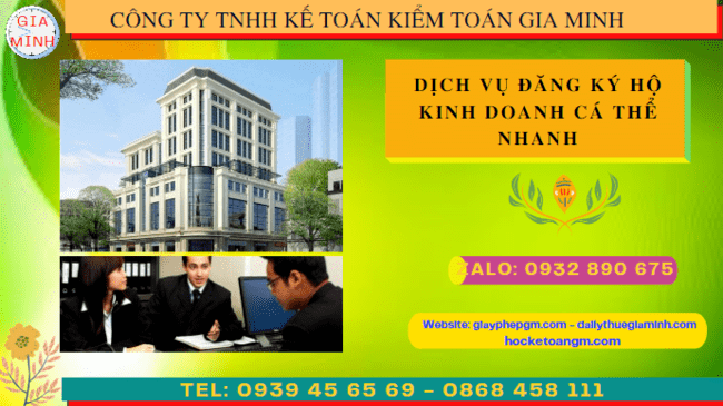 Dịch vụ đăng ký thành lập hộ kinh doanh trọn gói tại Cà Mau