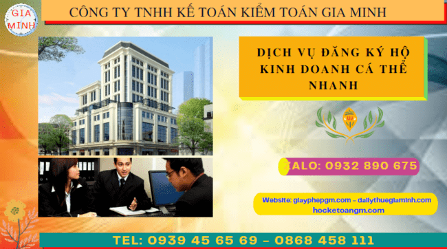 Dịch vụ đăng ký hộ kinh doanh trọn gói tại Cà Mau
