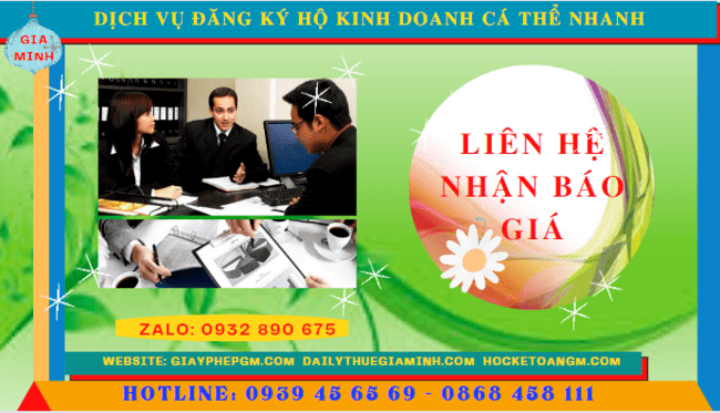 Chi phí đăng ký thành lập hộ kinh doanh trọn gói tại Cà Mau