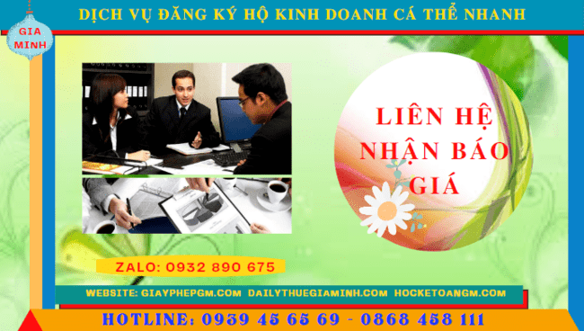Chi phí đăng ký thành lập hộ kinh doanh trọn gói tại Hậu Giang
