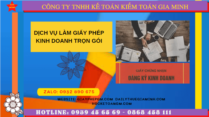 Dịch vụ đăng ký làm giấy phép kinh doanh trong 3 ngày tại Kiên Giang
