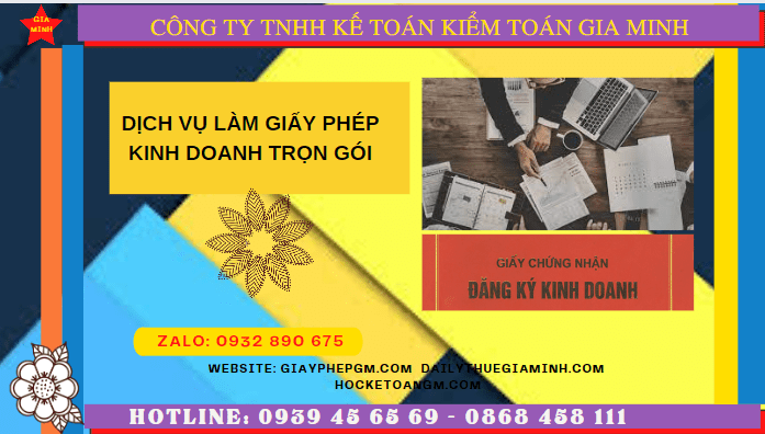 Dịch vụ làm giấy phép kinh doanh trọn gói tại sơn la 4 Dịch vụ đăng ký làm giấy phép kinh doanh trong 3 ngày tại Sơn La