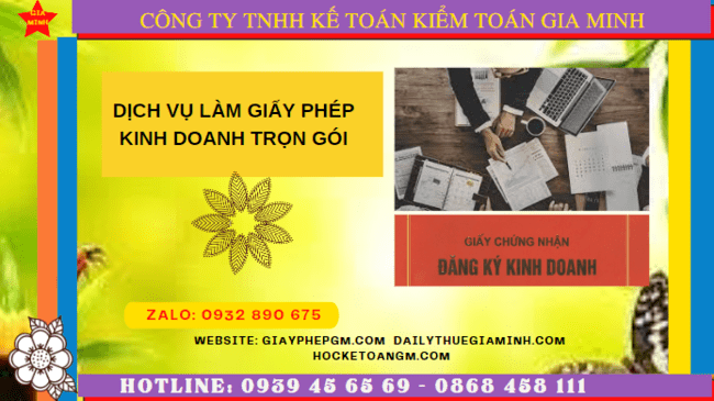 Dịch vụ đăng ký làm giấy phép kinh doanh trong 3 ngày tại Thanh Hóa