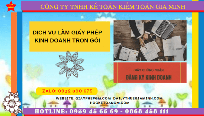 Dịch vụ đăng ký làm giấy phép kinh doanh trong 3 ngày tại Quận Thanh Khê