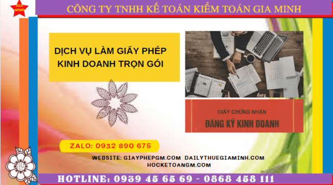 DỊCH VỤ LÀM GIẤY PHÉP KINH DOANH TRỌN GÓI TẠI QUẬN BÌNH THẠNH – TPHCM 5 Dịch vụ đăng ký làm giấy phép kinh doanh trong 3 ngày tại Quận Bình Thạnh- TPHCM