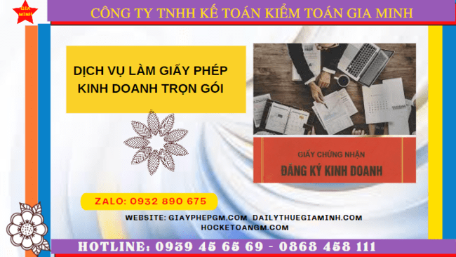 Dịch vụ làm giấy phép kinh doanh trọn gói tại nghệ an 4 Dịch vụ đăng ký làm giấy phép kinh doanh trong 3 ngày tại Nghệ An