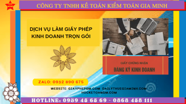 Dịch vụ làm giấy phép kinh doanh trọn gói tại lào cai 4 Dịch vụ đăng ký làm giấy phép kinh doanh trong 3 ngày tại Lào Cai