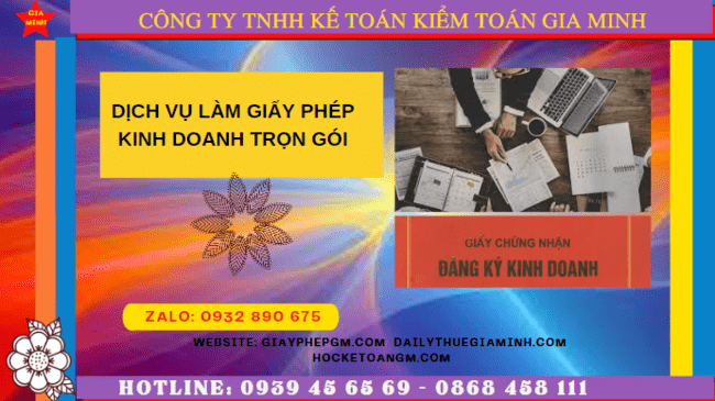 Dịch vụ đăng ký làm giấy phép kinh doanh trong 3 ngày tại Lâm Đồng