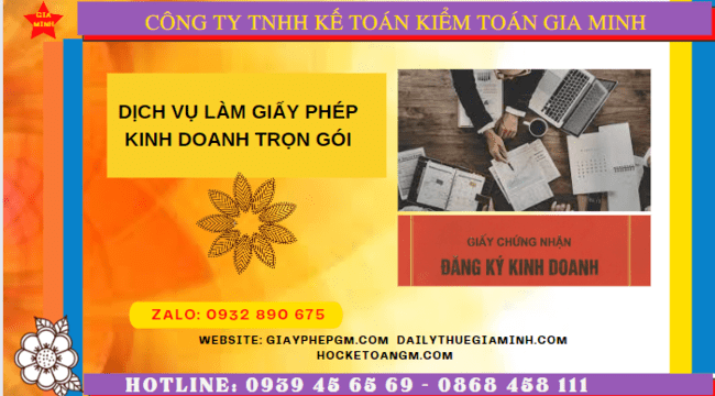 Dịch vụ làm giấy phép kinh doanh trọn gói tại Quận Hai Bà Trưng