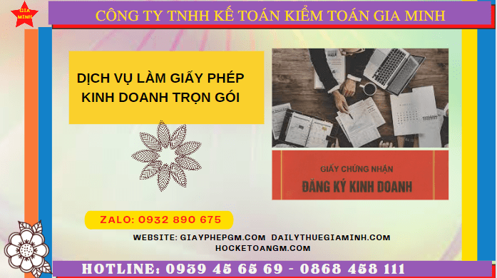 Dịch vụ làm giấy phép kinh doanh trọn gói tại Long An