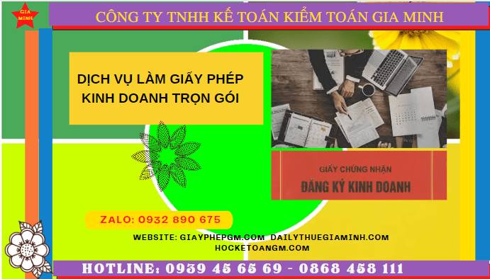 Dịch vụ làm giấy phép kinh doanh trọn gói tại Bạc Liêu