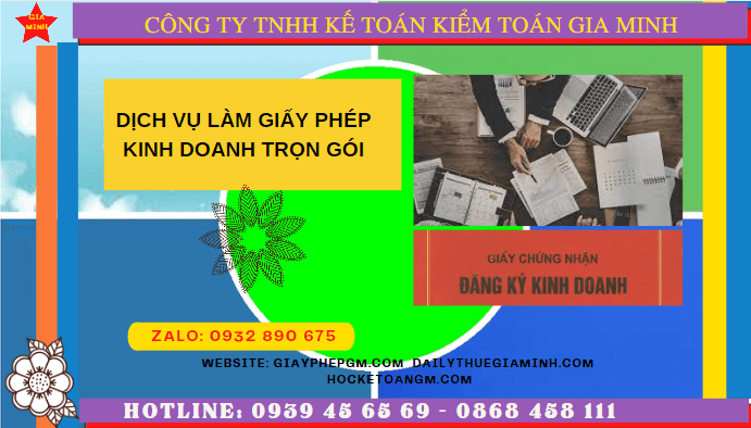 Dịch vụ làm giấy phép kinh doanh trọn gói tại Bắc Cạn