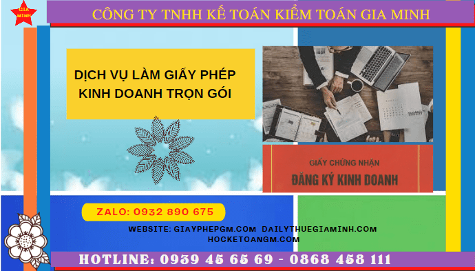 Dịch vụ làm giấy phép kinh doanh trọn gói tại Bình Phước