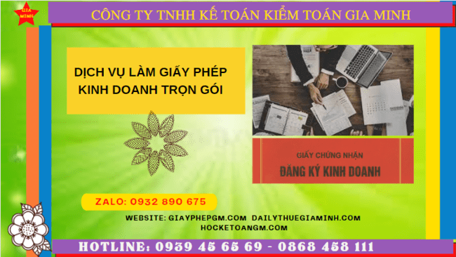 Dịch vụ đăng ký giấy phép Hộ kinh doanh cá thể - 1.200.000đ tại Ninh Thuận
