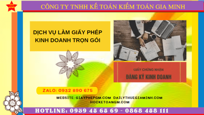 Dịch vụ làm giấy phép kinh doanh trọn gói tại Tuyên Quang
