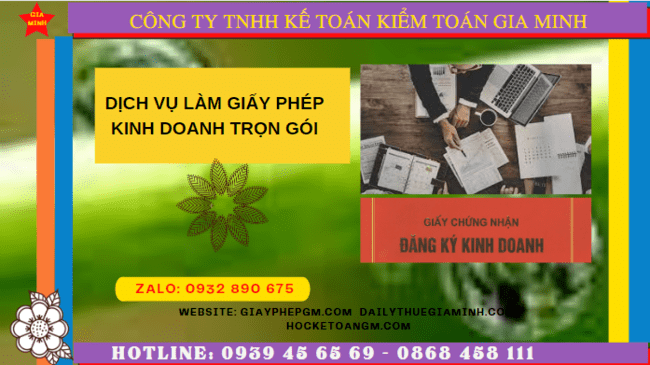 Dịch vụ đăng ký làm giấy phép kinh doanh trong 3 ngày tại Quận Hai Bà Trưng - Hà Nội