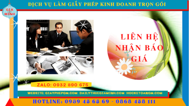 Chi phí dịch vụ đăng ký giấy phép kinh doanh tại Yên Bái