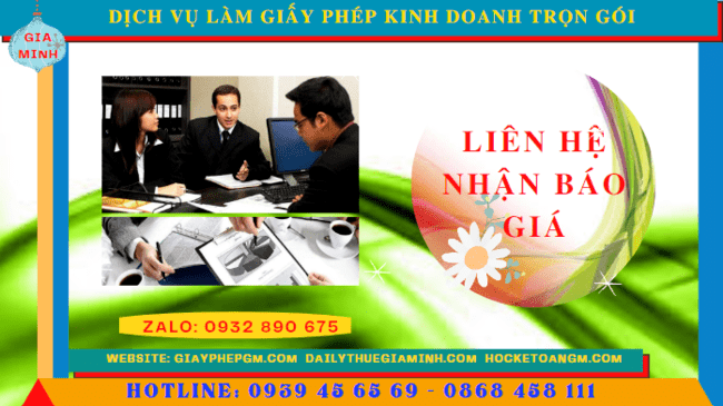 Chi phí dịch vụ đăng ký giấy phép kinh doanh tại Quảng Bình