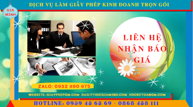 Dịch vụ làm giấy phép kinh doanh trọn gói tại lào cai 5 Chi phí dịch vụ đăng ký giấy phép kinh doanh tại Lào Cai