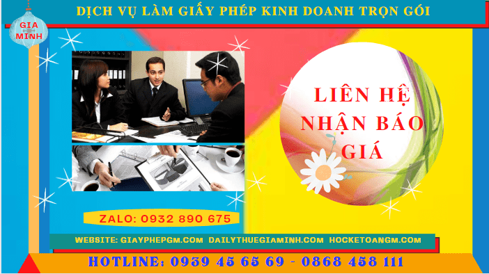 Chi phí dịch vụ đăng ký giấy phép kinh doanh tại Hà Tĩnh