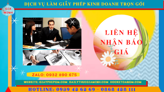 Dịch vụ làm giấy phép kinh doanh trọn gói tại Hà Nội 5 Chi phí dịch vụ đăng ký giấy phép kinh doanh tại Hà Nội