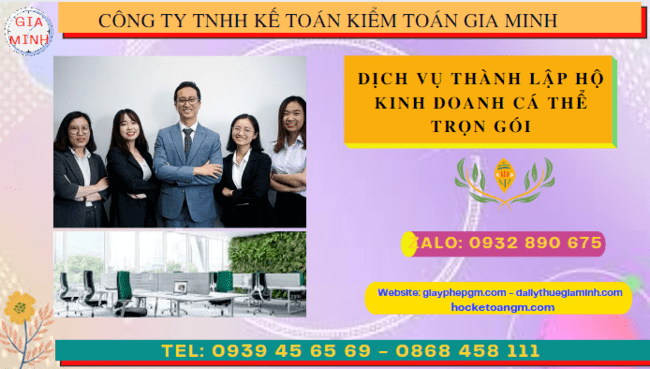 Dịch vụ thành lập hộ kinh doanh cá thể trọn gói tại Quận Ninh Kiều 6 Dịch vụ làm giấy phép kinh doanh tại TP Cần Thơ