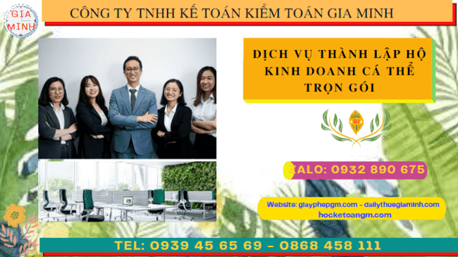 Dịch vụ thành lập hộ kinh doanh cá thể trọn gói tại Quận Ninh Kiều 4 Dịch vụ làm giấy phép kinh doanh hộ cá thể tại Quận Ninh Kiều