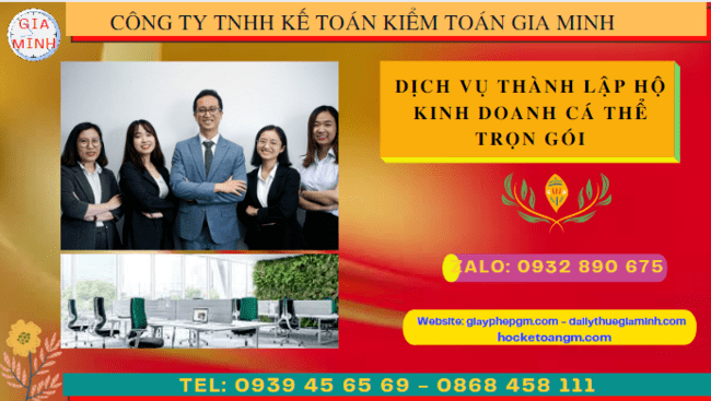 Thành lập hộ kinh doanh cá thể trọn gói tại Sông Công – Nhanh chóng, uy tín 6 Dịch vụ làm giấy phép kinh doanh hộ cá thể tại Thành phố Sông Công