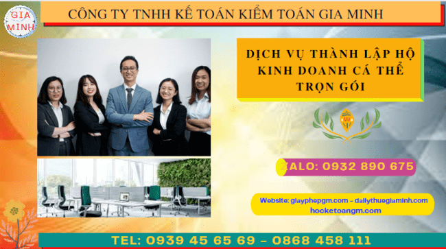 Dịch vụ làm giấy phép kinh doanh hộ cá thể tại Quận 7 - TPHCM
