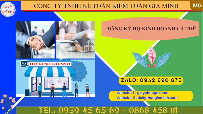 Đăng ký hộ kinh doanh cá thể tại thành phố sông công 6 Thủ tục đăng ký hộ kinh doanh cá thể 1.200k siêu nhanh tại Thành phố Sông Công