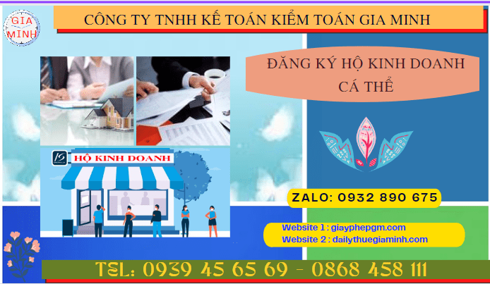 ĐĂNG KÝ HỘ KINH DOANH CÁ THỂ TẠI QUẬN 6 - TPHCM 6 Thủ tục đăng ký hộ kinh doanh cá thể 1.200k siêu nhanh tại Quận 6 - TPHCM