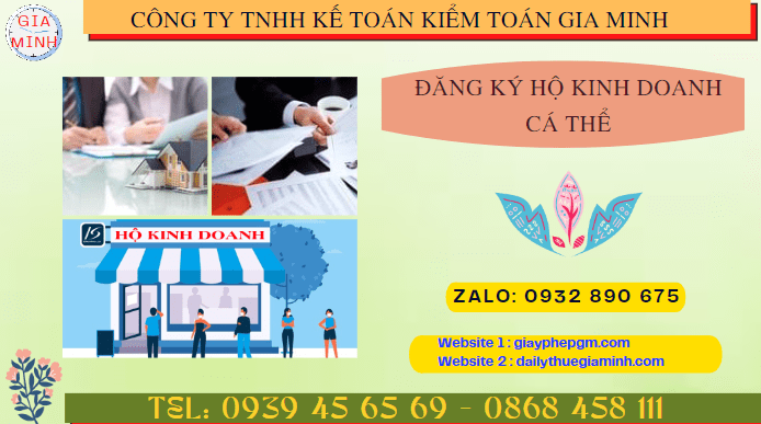 ĐĂNG KÝ HỘ KINH DOANH CÁ THỂ TẠI NAM ĐỊNH 6 Thủ tục đăng ký hộ kinh doanh cá thể 1.200k siêu nhanh tại Nam Định