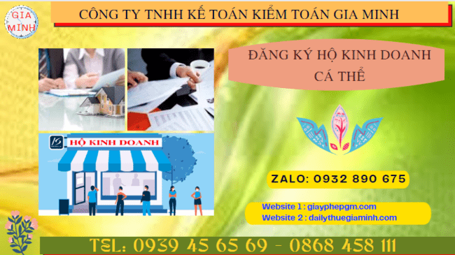 ĐĂNG KÝ HỘ KINH DOANH CÁ THỂ TẠI THÁI BÌNH 6 Thủ tục đăng ký hộ kinh doanh cá thể 1.200k siêu nhanh tại Thái Bình
