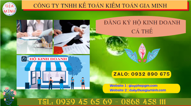ĐĂNG KÝ HỘ KINH DOANH CÁ THỂ TẠI TPHCM 6 Thủ tục đăng ký hộ kinh doanh cá thể 1.200k siêu nhanh tại TPHCM