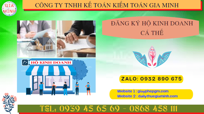 ĐĂNG KÝ HỘ KINH DOANH CÁ THỂ TẠI BẮC KẠN 4 Thủ tục đăng ký hộ kinh doanh cá thể tại Bắc Kạn