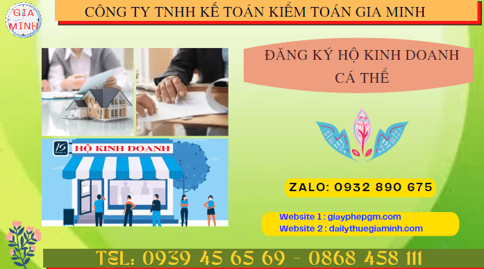 ĐĂNG KÝ HỘ KINH DOANH CÁ THỂ TẠI PHÚ THỌ 4 Thủ tục đăng ký hộ kinh doanh cá thể tại Phú Thọ