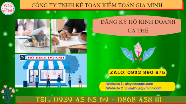 ĐĂNG KÝ HỘ KINH DOANH CÁ THỂ TẠI THÁI NGUYÊN 4 Thủ tục đăng ký hộ kinh doanh cá thể tại Thái Nguyên