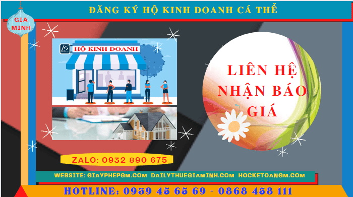 ĐĂNG KÝ HỘ KINH DOANH CÁ THỂ TẠI THÀNH PHỐ THỦ ĐỨC 5 Chi phí đăng ký thành lập hộ kinh doanh cá thể Thành Phố Thủ Đức - TPHCM