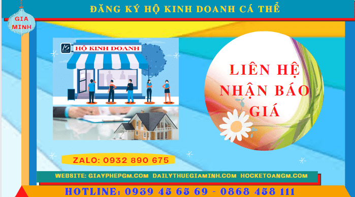 ĐĂNG KÝ HỘ KINH DOANH CÁ THỂ TẠI QUẬN 4 - TPHCM 5 Chi phí đăng ký thành lập hộ kinh doanh cá thể Quận 4 - TPHCM