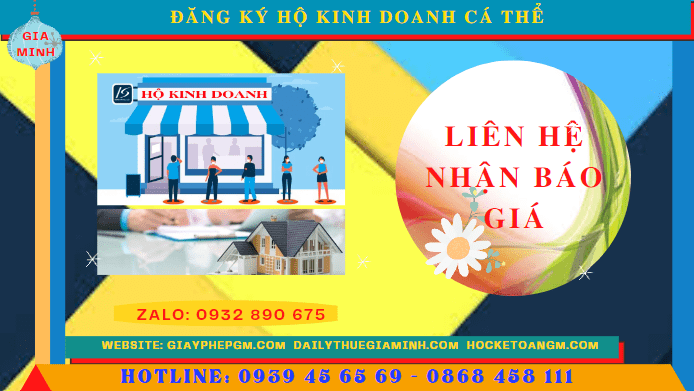 ĐĂNG KÝ HỘ KINH DOANH CÁ THỂ TẠI THỪA THIÊN HUẾ 5 Chi phí đăng ký thành lập hộ kinh doanh cá thể Thừa Thiên Huế