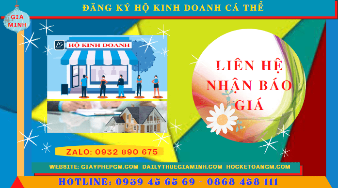 ĐĂNG KÝ HỘ KINH DOANH CÁ THỂ TẠI QUẢNG TRỊ 5 Chi phí đăng ký thành lập hộ kinh doanh cá thể Quảng Trị
