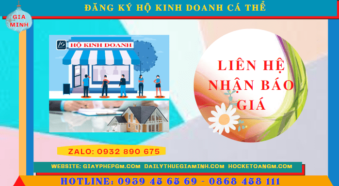 ĐĂNG KÝ HỘ KINH DOANH CÁ THỂ TẠI NAM ĐỊNH 5 Chi phí đăng ký thành lập hộ kinh doanh cá thể Nam Định