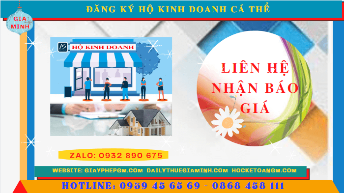 ĐĂNG KÝ HỘ KINH DOANH CÁ THỂ TẠI THÁI BÌNH 5 Chi phí đăng ký thành lập hộ kinh doanh cá thể Thái Bình
